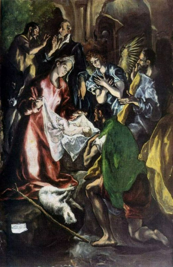 The Adoration Of The Shepherds (Detail) 1596-1600