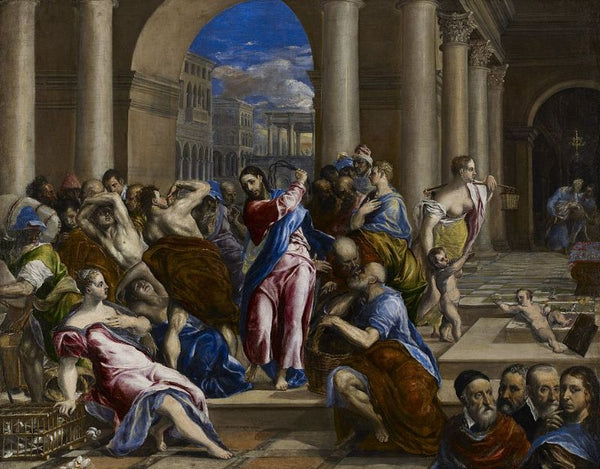 Christ Driving The Traders From The Temple 1570