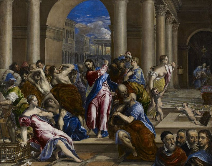 Christ Driving The Traders From The Temple 1570