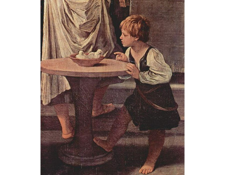 The purification of the Virgin, Detail
