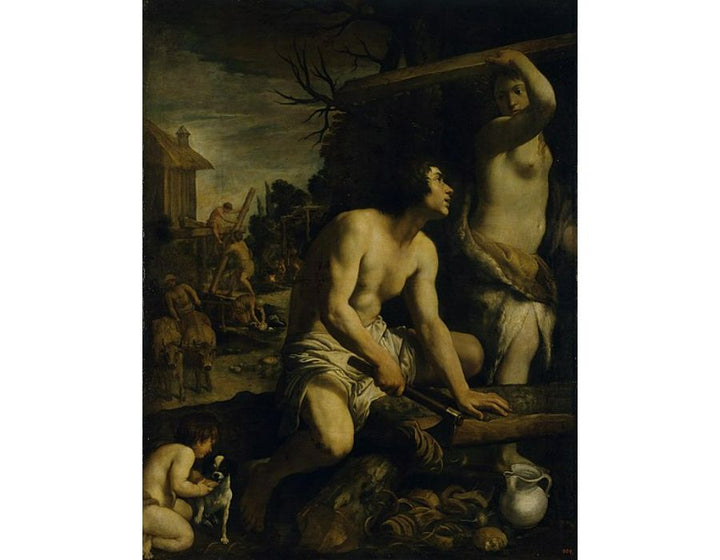The construction of the Ark of Noah
