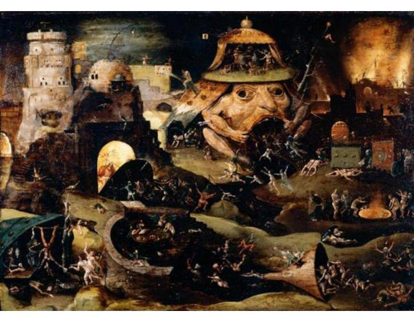 Christ's Descent Into Limbo Painting by Hieronymus Bosch