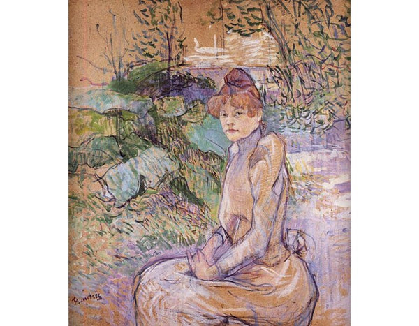 Woman in Monsieur Forest's Garden 