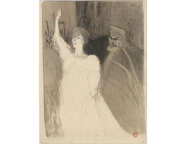 Bartet et Mounet-Sully, dans Antigone 