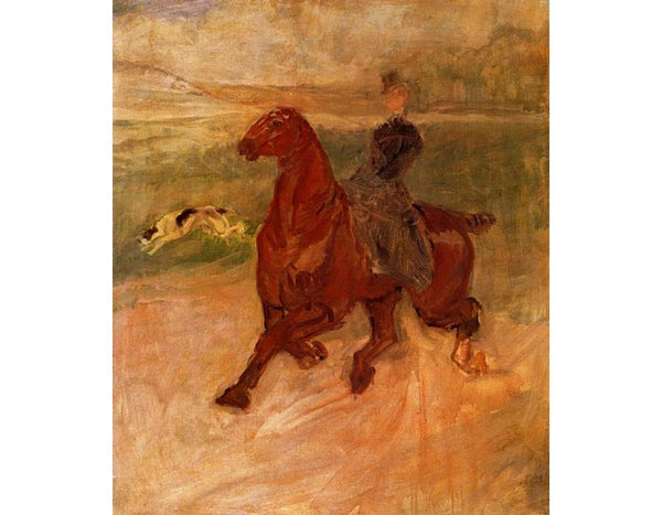 Horsewoman and Dog 