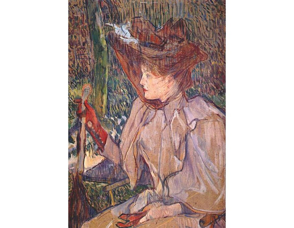 Woman with Gloves
