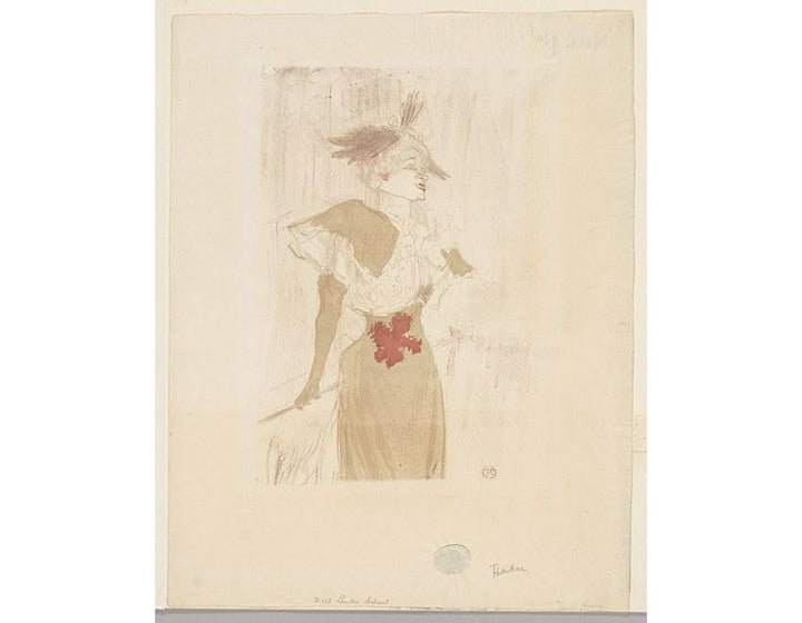 Mademoiselle Marcelle Lender, Standing 
