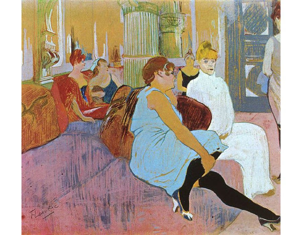 Salon In The Rue Des Moulins 