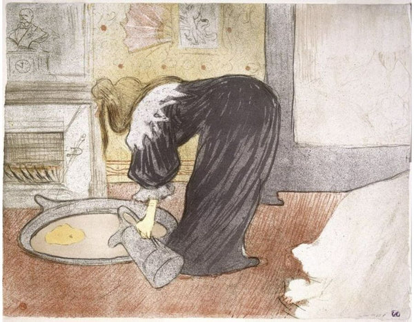 Femme au tub -- Le tub, from Elles 