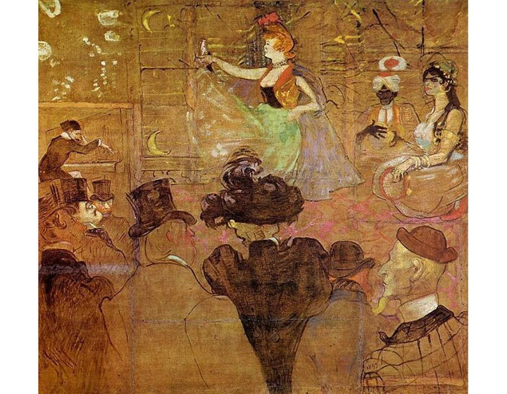 Booth of La Goulue at the Foire du Trone (The Moorish Dance) 