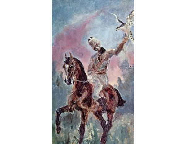 The Falconer Comte Alphonse De Toulouse Lautrec 