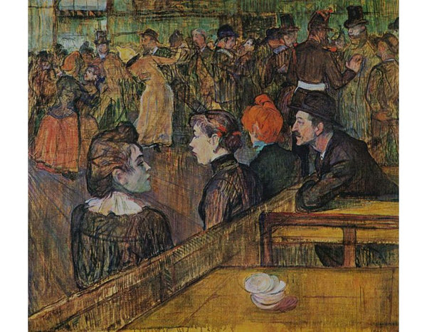 At the Moulin de la Galette 1889 