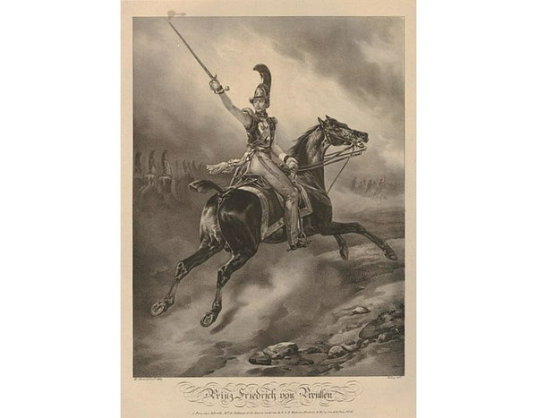 Portrait of Friedrich Heinrich 1584-1647 1830 Painting by Horace Vernet
