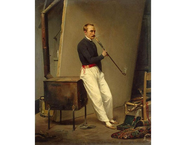 Self Portrait, 1835 Painting by Horace Vernet