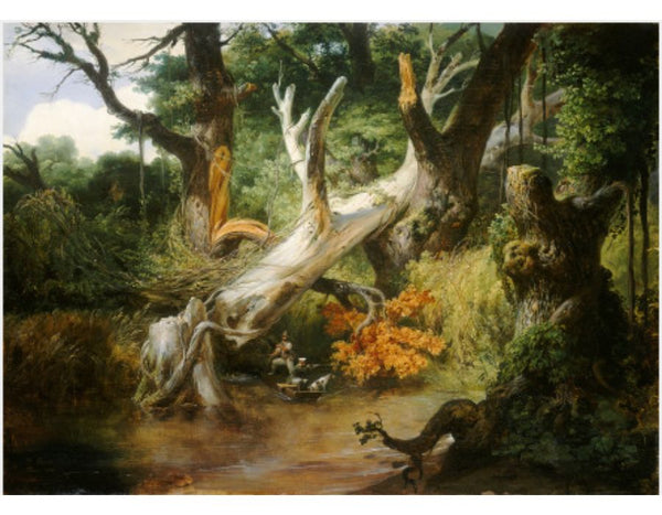 Hunting in the Pontine Marshes 1833 Painting by Horace Vernet