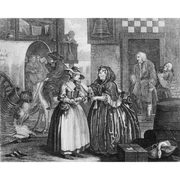 A Harlot's Progress, plate 1 of 6 