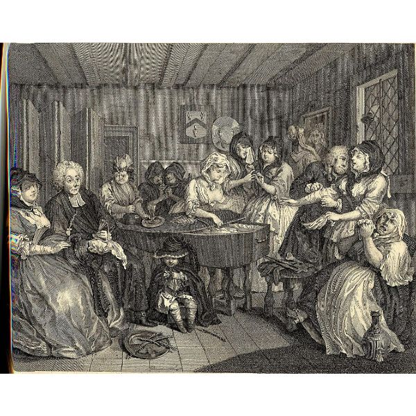 A Harlot's Progress, plate 6 of 6 