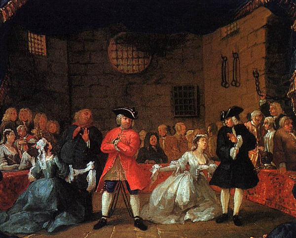 A Scene from the Beggar's Opera 1728-29 