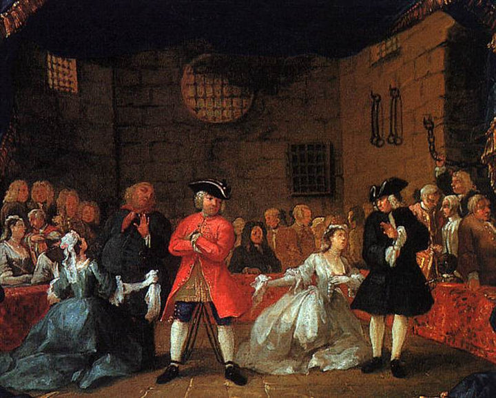 A Scene from the Beggar's Opera 1728-29 