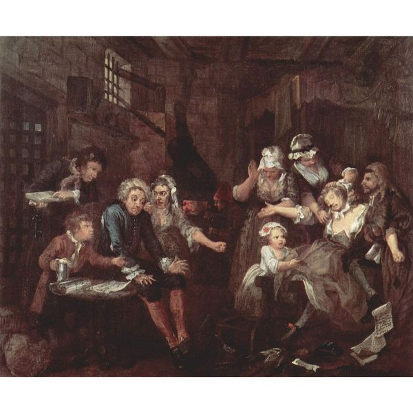 A Rakes Progress VII The Rake in Prison 