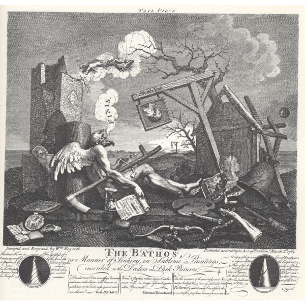 Bathos Manner of Sinking in Sublime Paintings inscribed to the Dealers in Dark Pictures 