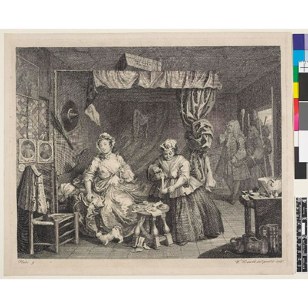 A Harlot's Progress, plate 3 