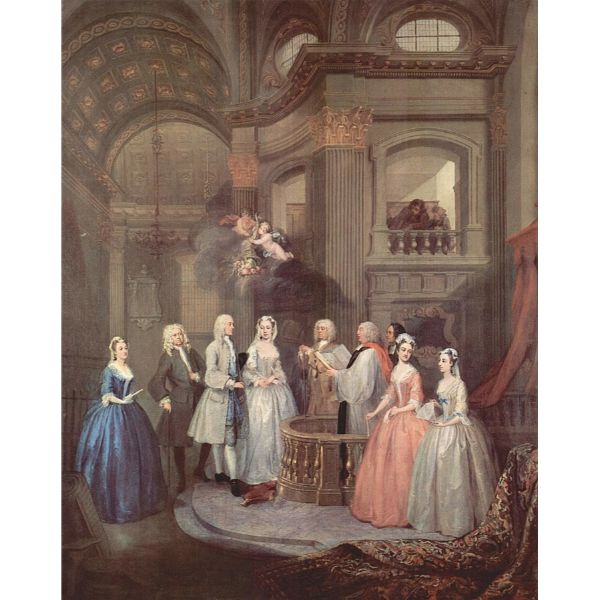 The Wedding of Stephen Beckingham and Mary Cox 