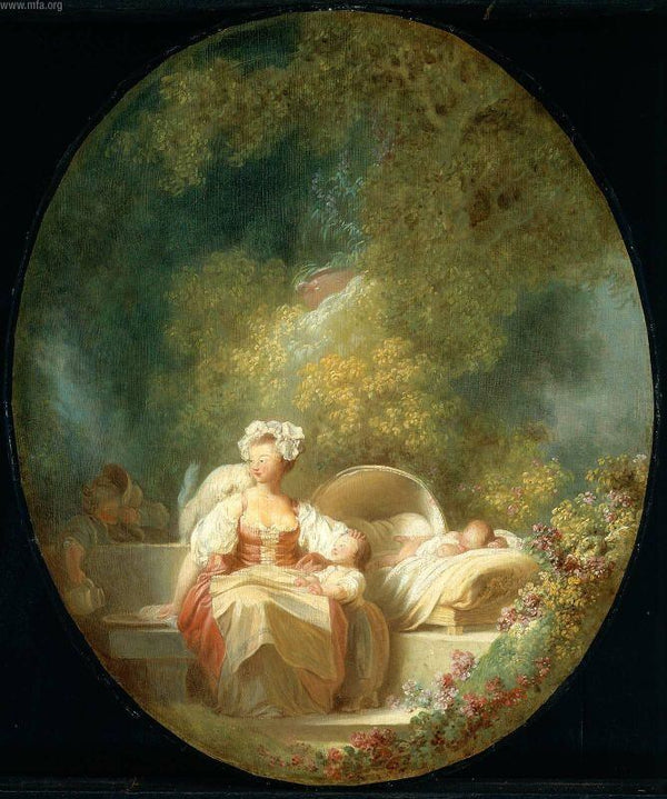 The Good Mother Painting by Jean-Honore