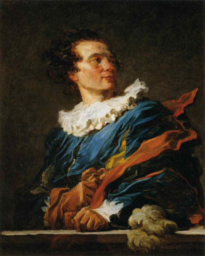 Abbé de Saint-Non (Fanciful Figure) 1769 Painting by Jean-Honore