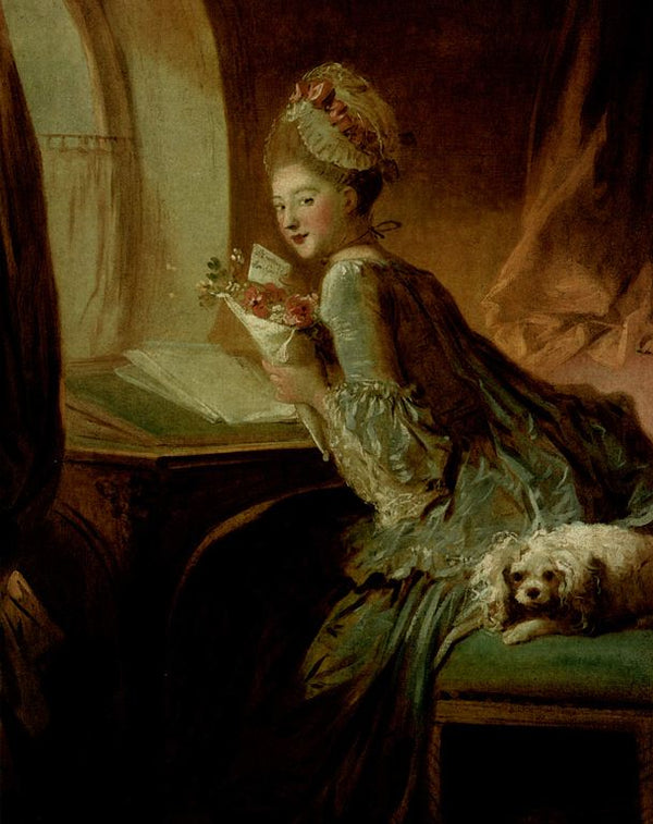 The Love Letter 1770s Painting by Jean-Honore