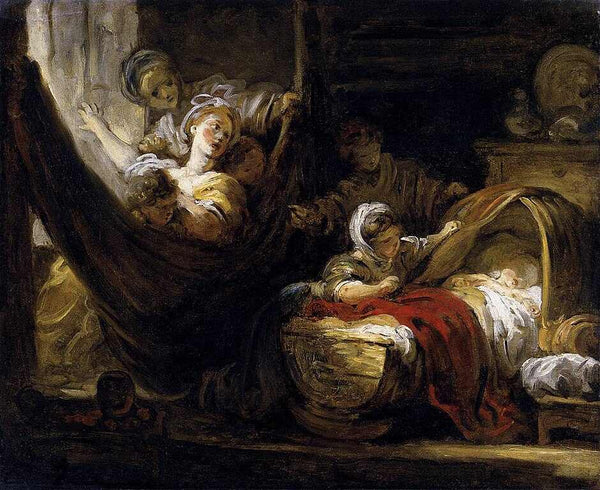 The Cradle 1761-65 Painting by Jean-Honore