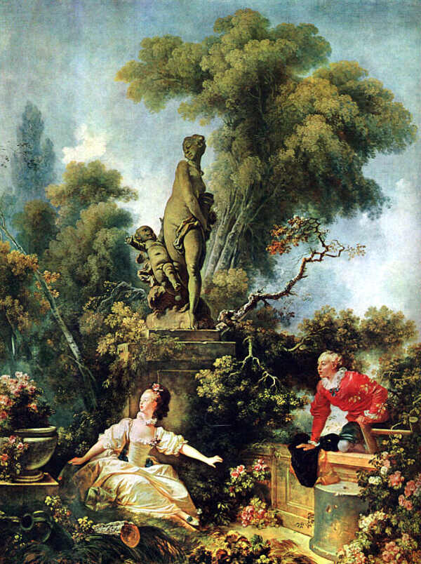 Surprise Painting by Jean-Honore