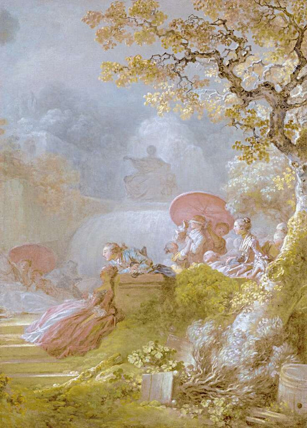 Blindmans Buff Le Colin Maillard Painting by Jean-Honore