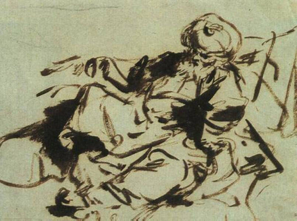 The Pasha Painting by Jean-Honore