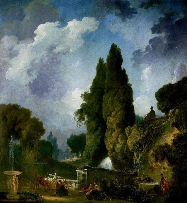 Blind Mans Buff Painting by Jean-Honore