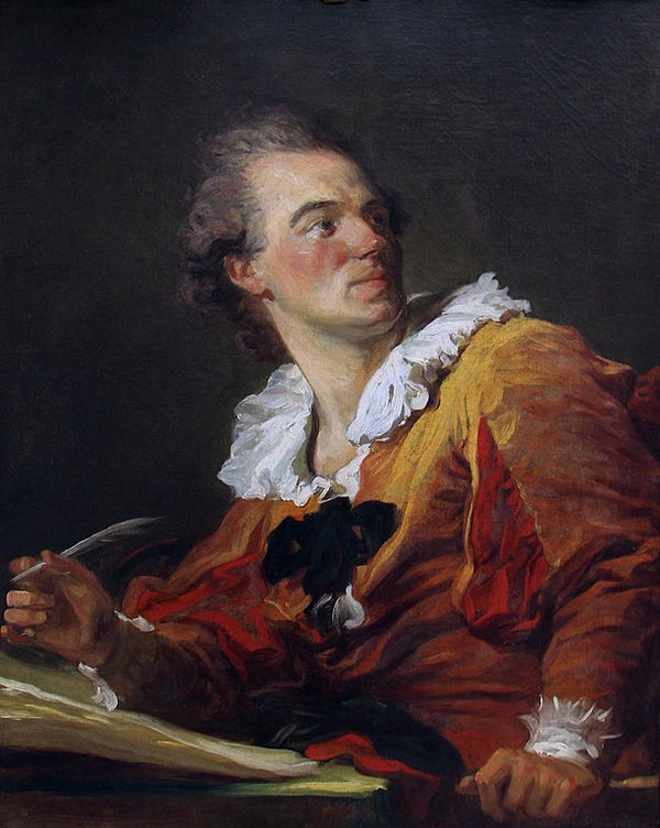 The poet Painting by Jean-Honore