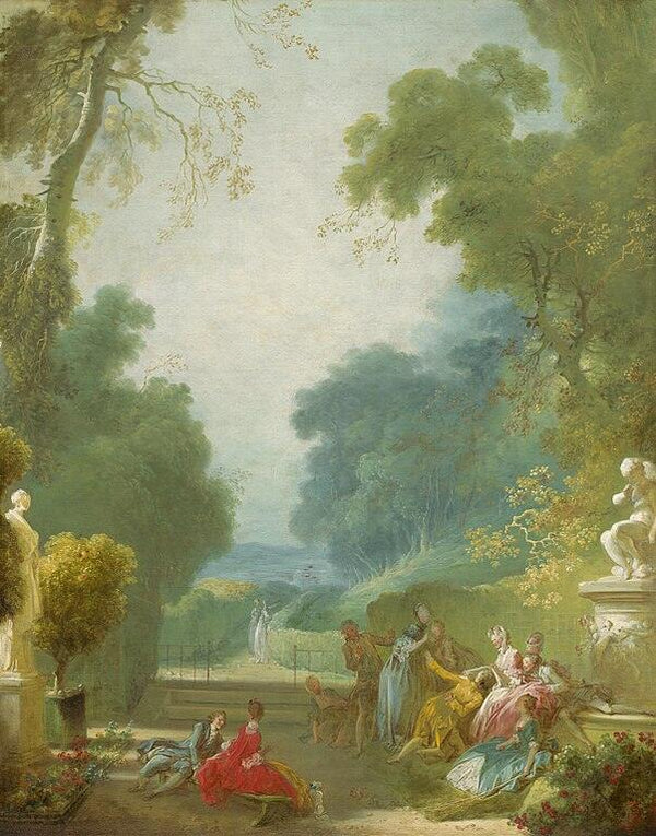 A Game of Hot Cockles Painting by Jean-Honore