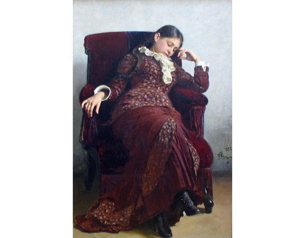 Rest. Portrait of the artist's wife 