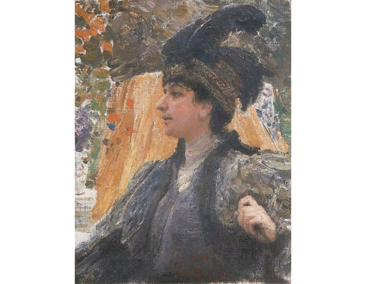 Portrait Of V V Verevkina 1916 