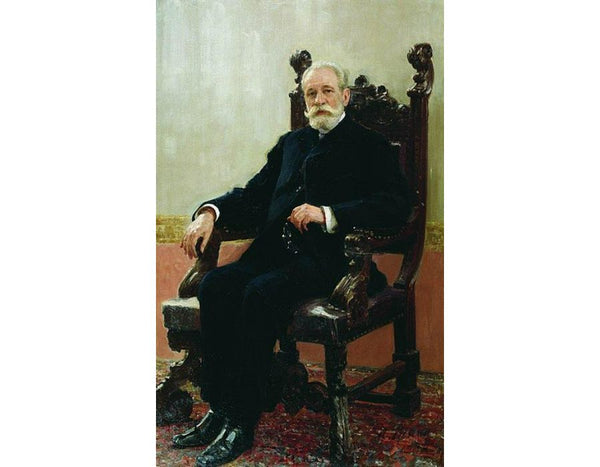 Portrait of the Chairman of the Azov-Don Commercial Bank in St. Petersburg, A.B. Nenttsel 