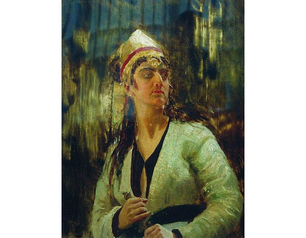 Woman with dagger 