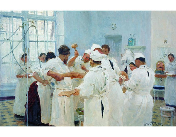 The Surgeon Evgueni Vasilievich Pavlov in the Operating Theater 