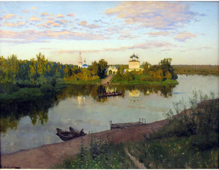 The Evening Bell Tolls, 1892 Painting 