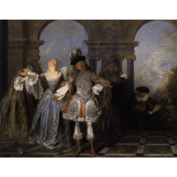 Actors from the Comédie Francaise c. 1720 