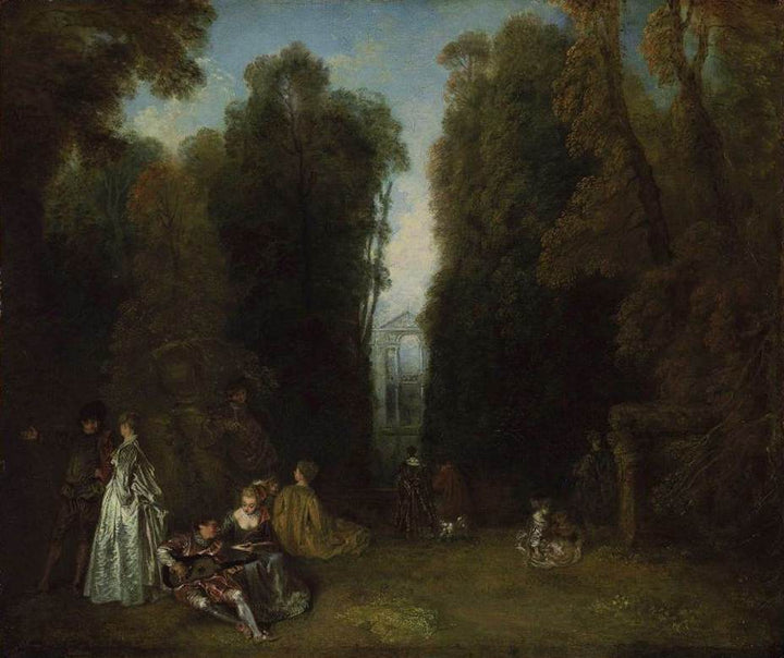 La Perspective (View through the Trees in the Park of Pierre Crozat) c. 1715 