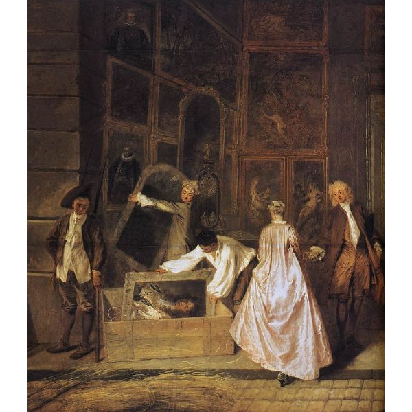 L'Enseigne de Gersaint (detail) 