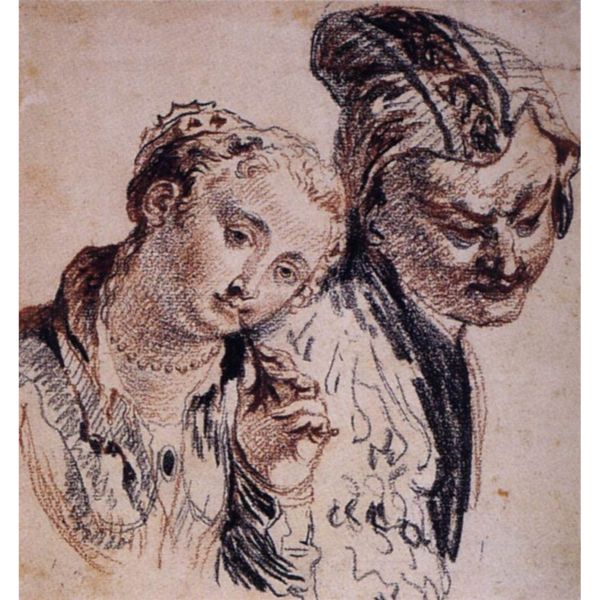 Sketch with Two Figures 