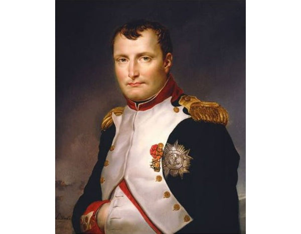 Napoleon in his study in the Tuileries Palace, a detail Painting by Jacques Louis David