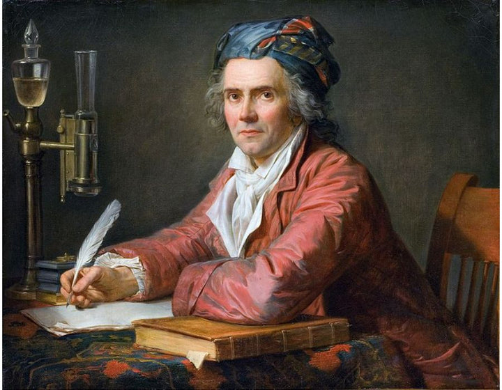 Portrait of Alphonse Leroy 1783 Painting by Jacques Louis David