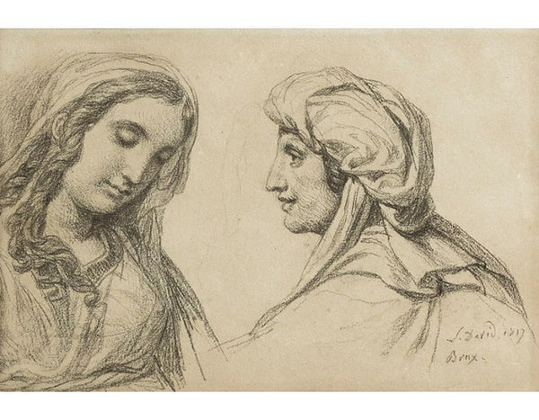 Study for the Coronation Painting by Jacques Louis David